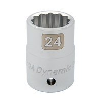 Douille m&eacute;trique, 19 mm, Prise 3/4", 12 pans Trail Hammer and Bolt