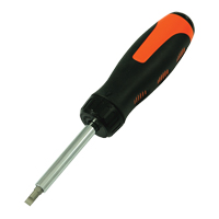 Tournevis multi embouts &agrave; cliquet, 10-3/5" lo, Prise Coussin&eacute;e Trail Hammer and Bolt