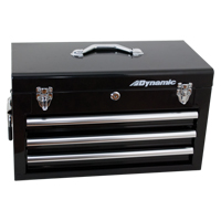 Coffre avec tiroirs pour outils manuels, 10" P x 20" la x 12" h, Noir Trail Hammer and Bolt