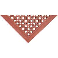 Tapis de s&eacute;rie Competitor, &agrave; fentes, 3' x 5' x 7/8", Orange, Caoutchouc naturel Trail Hammer and Bolt