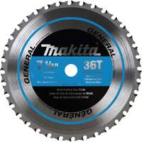 CERMET Tipped Saw Blade, 7-1/4", 36 Teeth, Metal Use Trail Hammer and Bolt