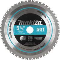 Carbide-Tipped Saw Blade, 5-3/8", 50 Teeth, Metal Use Trail Hammer and Bolt