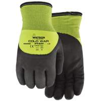 Stealth Cold War Thermal Gloves, Large, Foam Nitrile Coating Trail Hammer and Bolt