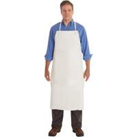 Tablier en PVC AlphaTec 56-101, PVC/Vinyle, Blanc, 33" la x 44" lo Trail Hammer and Bolt