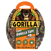 Duct Tape, 17 mils, Camo, 48 mm (2") x 8.23 m (27') Trail Hammer and Bolt
