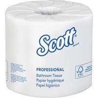 Scott&reg; Essential Toilet Paper, 2 Ply, 506 Sheets/Roll, 169' Length, White Trail Hammer and Bolt