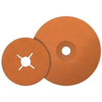 Disque de sablage Coolcut XX, Disque &agrave; sabler Coolcut XX, Oxyde d'aluminium/C&eacute;ramique, 24, 4-1/2" Dia x 7/8" Arbre Trail Hammer and Bolt