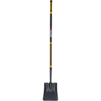 Pelle carr&eacute;e Pro, Fibre de verre, Lame Acier durci, Manche en Droit, Longueur 48" Trail Hammer and Bolt