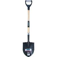Pelle ronde robuste, Lame Acier au carbone, Bois dur, Manche Prise en D Trail Hammer and Bolt
