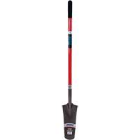 Pelle &agrave; drain robuste, Acier au carbone, Lame 16" x 6", 45" lo, Manche Droit Trail Hammer and Bolt