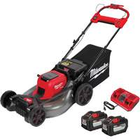 Ensemble de tondeuse sans fil autopropuls&eacute;e &agrave; double pile M18 Fuel, Pouss&eacute;e automatique, &agrave; pile, Largeur de coupe 21" Trail Hammer and Bolt