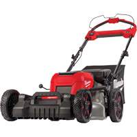 Ensemble de tondeuse sans fil autopropuls&eacute;e &agrave; double pile M18 Fuel, Pouss&eacute;e automatique, &agrave; pile, Largeur de coupe 21" Trail Hammer and Bolt