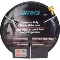 Tuyau en caoutchouc de calibre entrepreneur, Caoutchouc, 5/8" dia x 25' Trail Hammer and Bolt