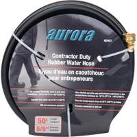 Contractor Duty Rubber Hose, Rubber, 5/8" dia. x 50' Trail Hammer and Bolt