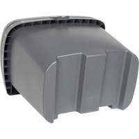 Bacs d'entreposage pour sel & sable, Avec Moraillon, 21" x 27" x 26", 4,24 pi³, Gris Trail Hammer and Bolt