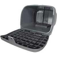 Bacs d'entreposage pour sel & sable, Avec Moraillon, 21" x 27" x 26", 4,24 pi³, Gris Trail Hammer and Bolt