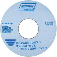 Tool Room Wheel, Type 01, Ceramic Alumina, 14" x 1" Trail Hammer and Bolt