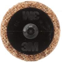 Disque de conditionnement de surface Roloc Scotch-Brite, 1-1/2" dia., Grain Cors&eacute;, Oxyde d'aluminium Trail Hammer and Bolt