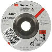 Meule flexible Green Corps, 5" x 1/4", Arbre 7/8", C&eacute;ramique, Type 1 Trail Hammer and Bolt