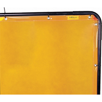 Welding Screen and Frame, Yellow, 6' x 6' Trail Hammer and Bolt
