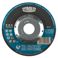 Premium Deep Thincut Cut-Off Wheel, 7" x 1/16", 7/8" Arbor, Type 27, Aluminum Oxide, 8600 RPM Trail Hammer and Bolt
