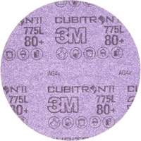 Disque Cubitron II 775L de 6" - Grain 80, dia 6", Grain 80+ Trail Hammer and Bolt