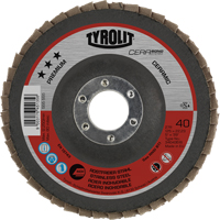 Cerabond Flap Disc, 4-1/2" x 7/8", Type 29, 80 Grit, Ceramic Trail Hammer and Bolt