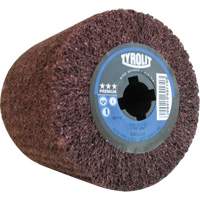 Pro-Line Surface Conditioning Drum, 4" Dia. x 4" W, 3/4" Arbor, Medium Grit, Aluminum Oxide Trail Hammer and Bolt