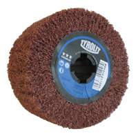 Pro-Line Surface Conditioning Drum, 4" Dia. x 2" W, 3/4" Arbor, Coarse Grit, Aluminum Oxide Trail Hammer and Bolt
