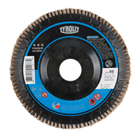 Flap Disc, 4-1/2" x 7/8", Type 27, 40 Grit, Zirconium Trail Hammer and Bolt