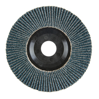 Flap Disc, 4-1/2" x 7/8", Type 27, 40 Grit, Zirconium Trail Hammer and Bolt