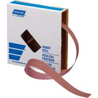 Rouleau de toile abrasive Metalite K225, Oxyde d'aluminium, 1" la x 30' lo, Grain P320-J Trail Hammer and Bolt