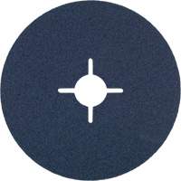 Resin Fibre Sanding Disc, Zirconium, 36, 5" Dia x 7/8" Arbor Trail Hammer and Bolt