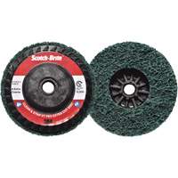 Disque extra coupe  Clean and Strip  XT Pro Scotch-Brite, 4-1/2" dia., Grain Extra grossier, Oxyde d'aluminium Trail Hammer and Bolt