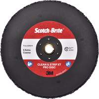 Disque  Clean and Strip  XT Pro Scotch-Brite, 7" dia., Grain Extra grossier, Carbure de silicium Trail Hammer and Bolt
