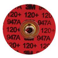 Disque &agrave; bordure durable Cubitron II Roloc, 3" dia., Grain 120+, C&eacute;ramique Trail Hammer and Bolt