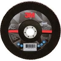 Disque &agrave; lamelles &agrave; changement rapide 769F, 7" x 7/8", Type 29, Grain 40+, Oxyde d'aluminium/C&eacute;ramique Trail Hammer and Bolt