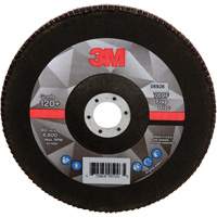 Disque &agrave; lamelles &agrave; changement rapide 769F, 7" x 7/8", Type 27, Grain 120+, Oxyde d'aluminium/C&eacute;ramique Trail Hammer and Bolt