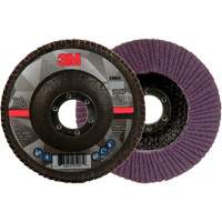 Disque &agrave; lamelles &agrave; changement rapide 769F, 4-1/2" x 7/8", Type 27, Grain 80+, C&eacute;ramique Trail Hammer and Bolt