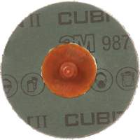 Disque en fibre 987C Cubitron II Roloc, 2" dia., Grain 80+, C&eacute;ramique Trail Hammer and Bolt
