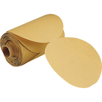 Rouleau de disques en papier 236U Stikit, 5" dia., Grain P100, Oxyde d'aluminium Trail Hammer and Bolt