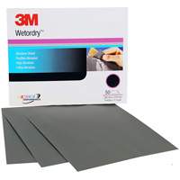 Feuille abrasive Wetordry, 9" x 11", Grain P220, Oxyde d'aluminium Trail Hammer and Bolt