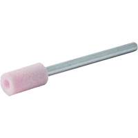 Meule mont&eacute;e vitrifi&eacute;e, B135, Oxyde d'aluminium, 1/4" dia., 1/2" lo, 80 Grain Trail Hammer and Bolt