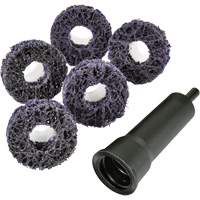 Trousse de disques de nettoyage pour moyeu de frein Pro Brake Hub Roloc Scotch-Brite, Grain Extra grossier, Carbure de silicium Trail Hammer and Bolt
