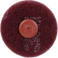 Scotch-Brite Roloc Plus General Purpose Scuffing Wheel, 4" Dia. Trail Hammer and Bolt