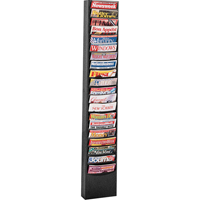 Pr&eacute;sentoirs, Stationnaire, 20 fentes, Acier, 13-1/8" la x 4-1/8" p x 58 1/2" h Trail Hammer and Bolt
