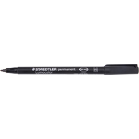 Marqueur permanent Lumocolor, Noir, Pointe Moyen Trail Hammer and Bolt