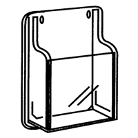 Pr&eacute;sentoirs, Mural, 9 fentes, Plastique, 30" la x 2" p x 36-7/8" h Trail Hammer and Bolt