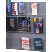 Pr&eacute;sentoirs, Mural, 6 fentes, Plastique, 30" la x 34-3/4" p x 34-3/4" h Trail Hammer and Bolt