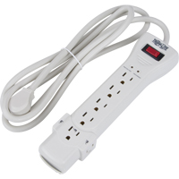 Protect-It Surge Suppressors, 7 Outlets, 2160 J, 1800 W, 7' Cord Trail Hammer and Bolt